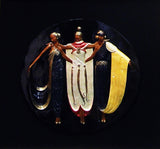 Ladies in Waiting Sc by Erte, 1990 bronze relief — detail 2