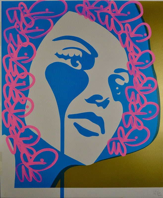 Carlos Ponti's Nightmare by Pure Evil, 2014 hand finished screenprint
