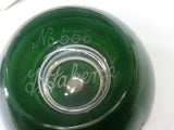 Devil's Egg by Theo Tobiasse, 1986 paradise green enamel on crystal — detail 2
