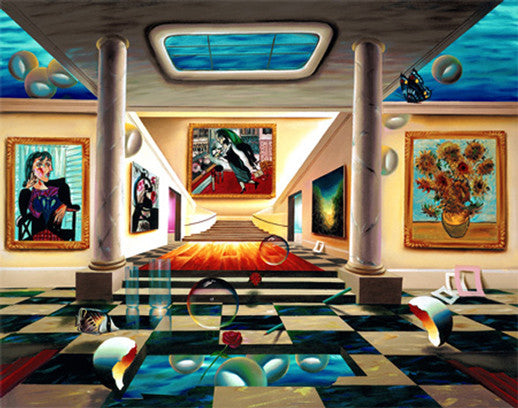 Majestic Palace by Ferjo, giclee on canvas