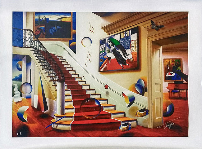 Memories by Ferjo, 2006 giclee on canvas