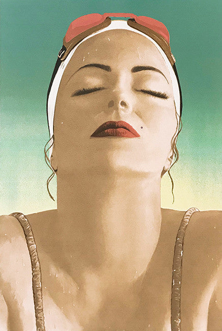 Catalina (Green) by Carole A. Feuerman, 2016 silkscreen