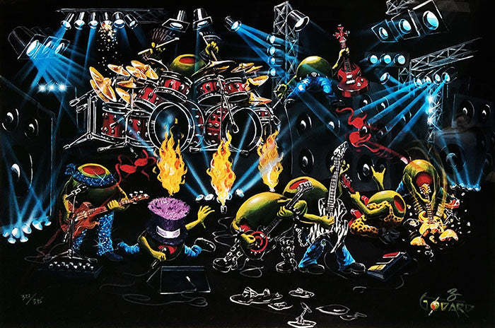 Party Like a Rock Star by Michael Godard, 2009 seriolithograph