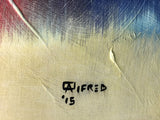 Rainbow Reflection by Alfred Hernandez by Artists Misc., 2015 mixed media
