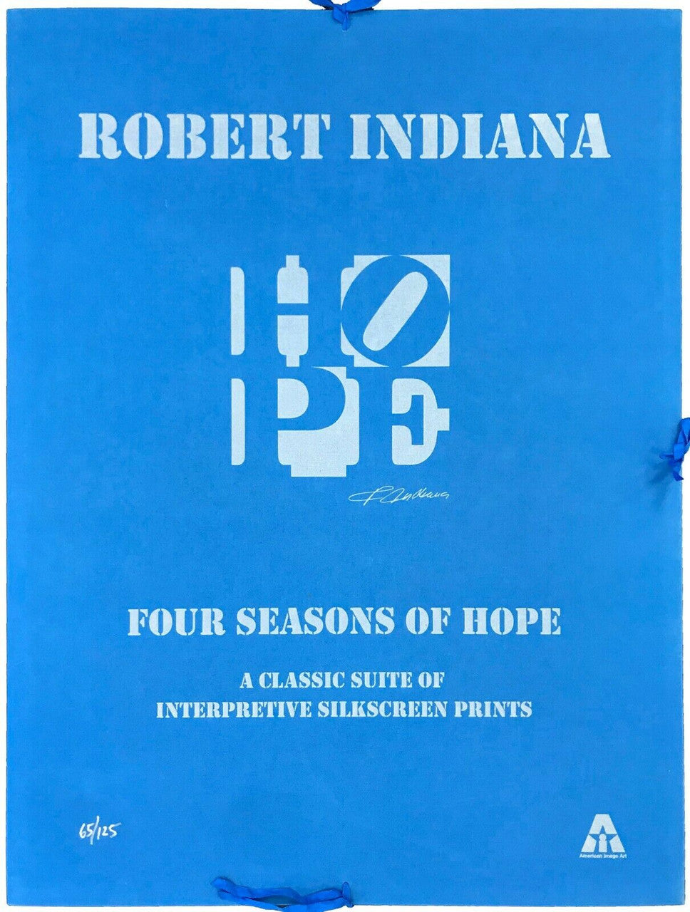 Four Seasons of Hope (Set of 4) by Robert Indiana, silkscreen on paper