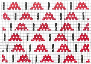 Homework by Invader, 2006 screenprint
