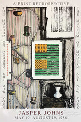 Moma Print Retrospective Poster by Jasper Johns, 1991 poster — detail 2