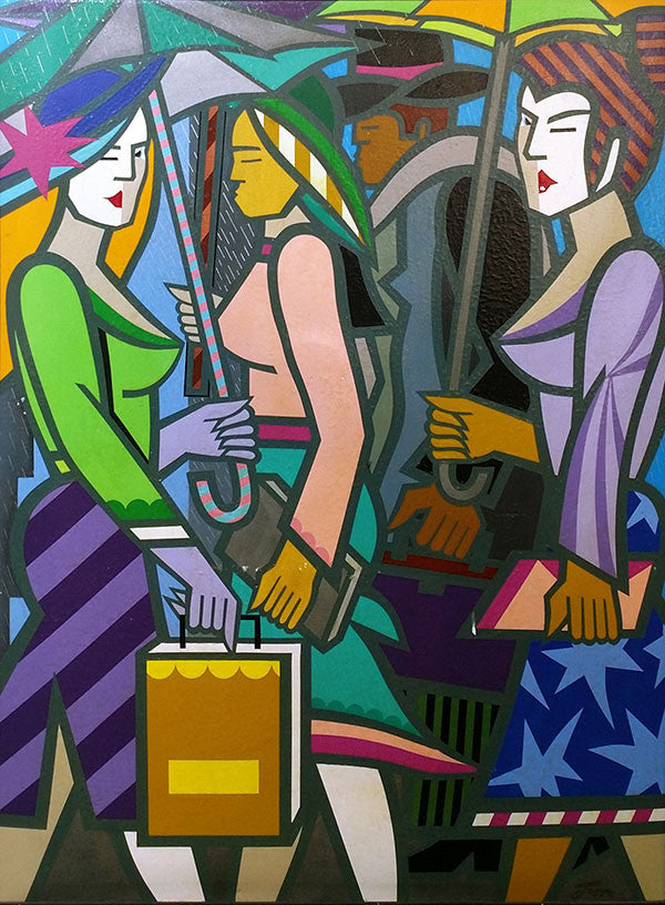 Rainy Day by Jozza, 2005 acrylic, on canvas
