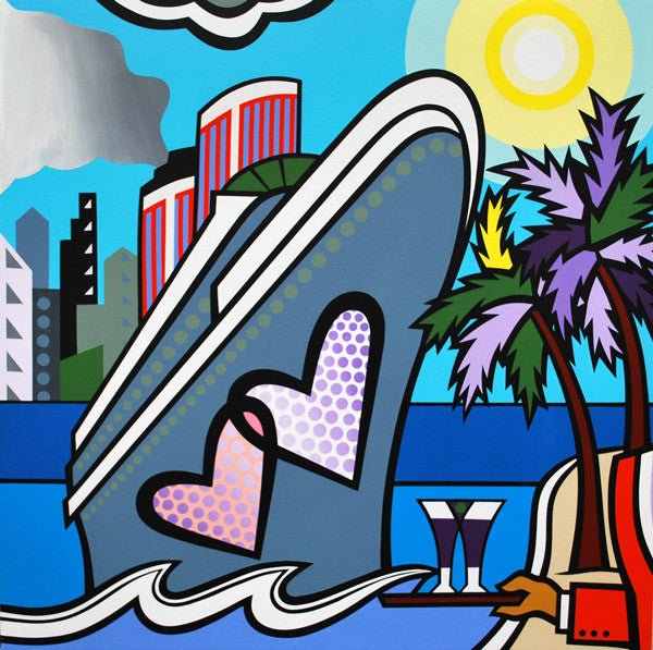 Vacation by Jozza, acrylic on canvas