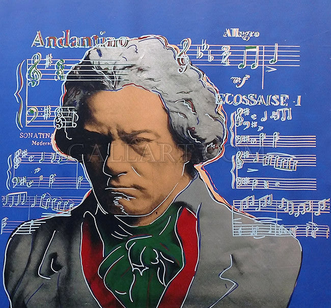 Allegro by Steve Kaufman, 2001 mixed media on canvas hand embellished