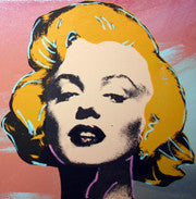 Marilyn Monroe I by Steve Kaufman, hand embellished silkscreen on canva