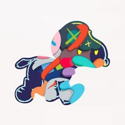Stay Steady (Snoopy) by Kaws by Artists Misc., 2015 silkscreen