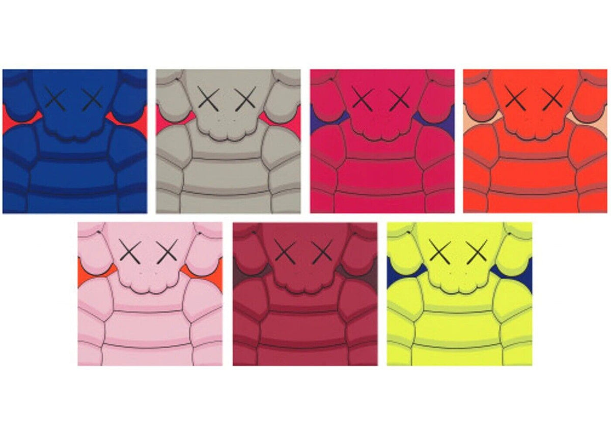 What Party (Portfolio of 7) by Kaws by Artists Misc., 2020 screenprint in colors on Saunders waterford 425 hp hiwhite paper