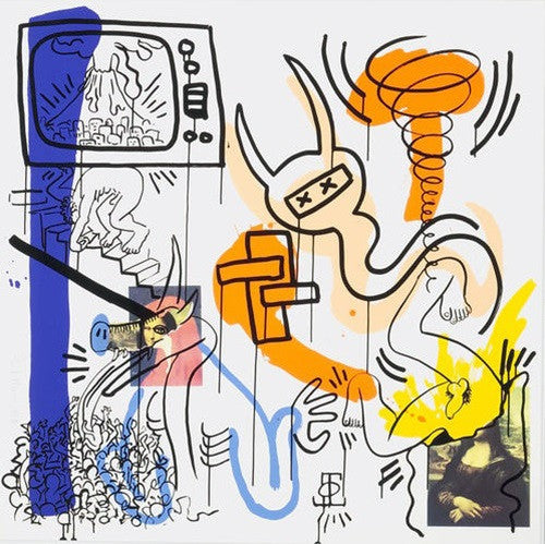 Apocalypse VII by Keith Haring, 1988 silkscreen