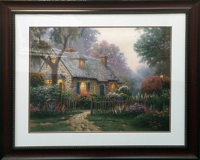 Foxglove Cottage by Thomas Kinkade, 1999 lithograph