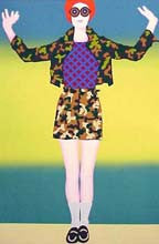 War Baby by Kiki Kogelnik, 1980 serigraph