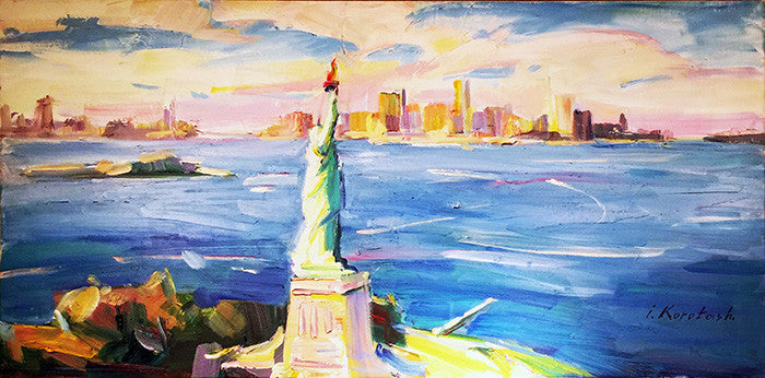 Statue of Liberty by Igor Korotash, 2010 acrylic on canvas
