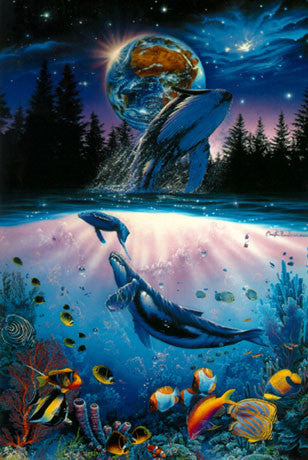 Whale Star by Christian Lassen, 1993 artagraph