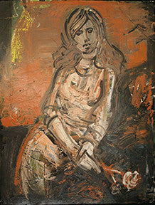 Woman by Pedro Lazaro, 2008 acrylic on foam core