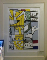 Bicentennial Print by Roy Lichtenstein, 1975 lithograph — detail 3