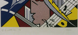 Industry and the Arts II by Roy Lichtenstein, 1969 screenprint — detail 2