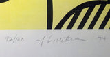 Still Life with Lobster by Roy Lichtenstein, 1974 lithograph & screenprint on Rives BFK paper — detail 3