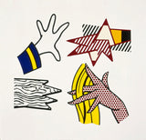 Study of Hands (Corlett 191) by Roy Lichtenstein — detail 2