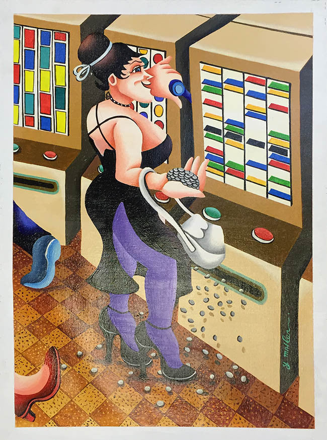Casino Series by Yuval Mahler, acrylic on canvas