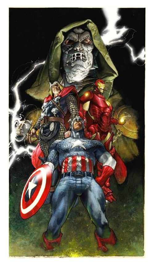 Unite by Marvel Comics, giclee on canvas — detail 3