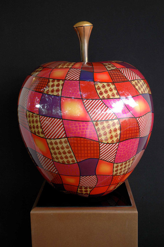 Apple of My Eye by Dan Meyer, 2013 mixed media, sculptur