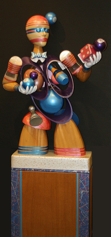 Lucky Charms by Dan Meyer, 1993 cedar, cast resin, acrylic, & aluminum