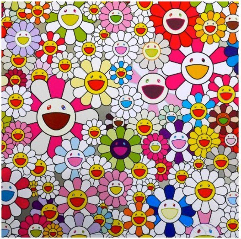 Flowers Blossoming in This World by Takashi Murakami, offset lithograph edition