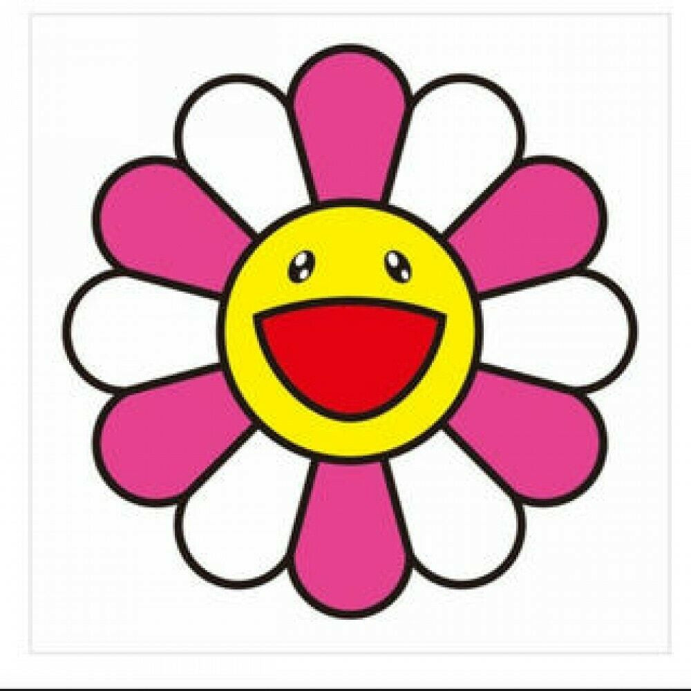 Pinky Flower by Takashi Murakami, silkscreen edition