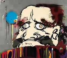 The Road to Illumination Stretches to Far Ahead by Takashi Murakami, offset lithograph with printing leaf edition