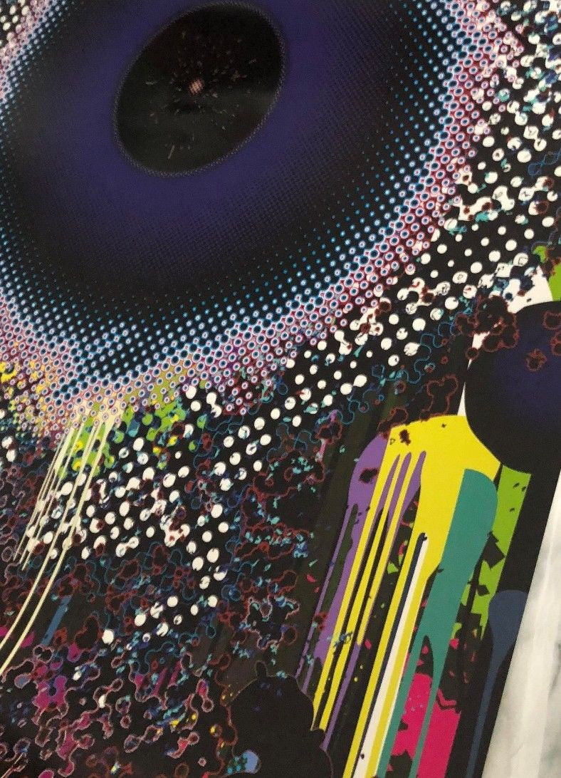Warp by Takashi Murakami, offset lithograph with cold stamp edition