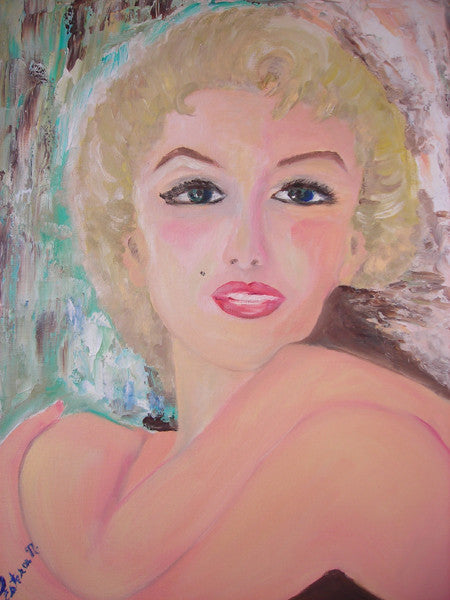 Marilyn Monroe I by Estera Nanassy, oil on canvas