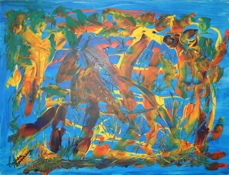 Wilderness by Estera Nanassy, 2013 acrylic on canvas