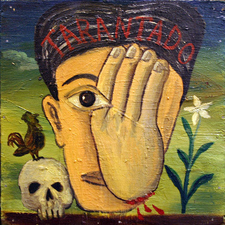 Tarantado by Manuel Ocampo, 1991 oil on woo