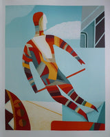 Magic Man by Max Papart, 1985 lithograph — detail 2