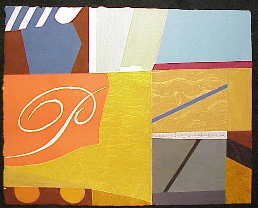 P Is for by Max Papart, cast paper