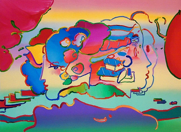 Three Faces by Peter Max