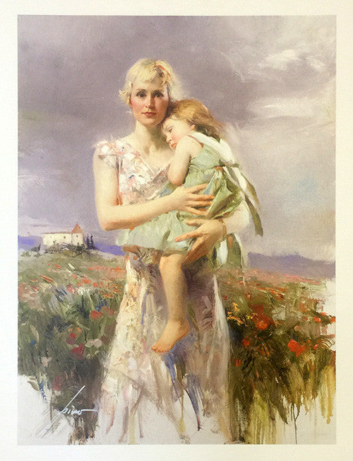 Angel from Above by Pino, 2006 giclee, on canvas