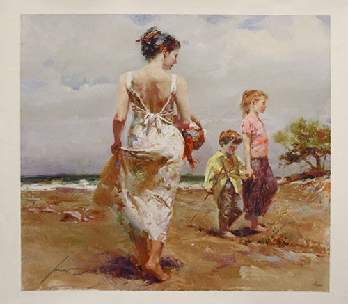 Mediterranean Breeze by Pino, 2005 giclee, on canvas