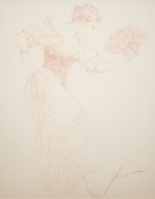 SPANISH DANCER (DRAWING SEPIA) BY PINO