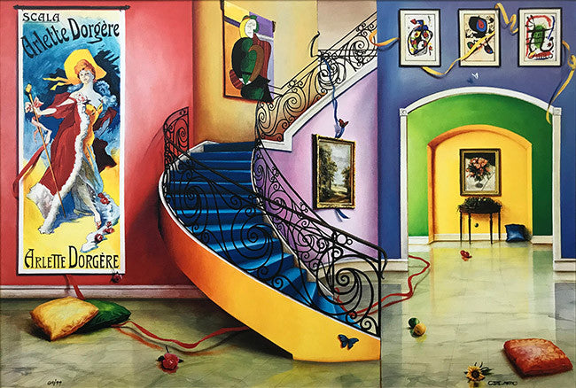 Moments with You by Orlando Quevedo by Artists Misc., giclee on canvas
