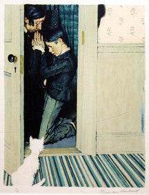 THEN MISS WATSON TOOK ME IN THE CLOSET AND PRAYED BY NORMAN ROCKWELL