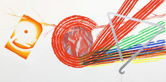 Spokes by James Rosenquist, 1977 etching & aquatint