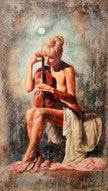 Ad Lunam by Tomasz Rut, giclee on canvas