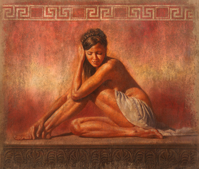 Aegine by Tomasz Rut, giclee on canvas