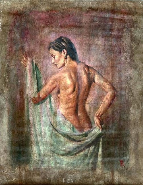 Rea by Thomasz Rut, oil on canvas